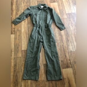 Elbeco Transcon Coverall Mens Size 40R Jumpsuit Green Workwear 25” Inseam VTG